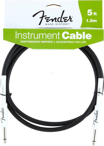 FENDER 5 INST CABLE BLK 099-0820-004