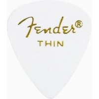 FENDER WHITE PICK THIN 198-0351-180
