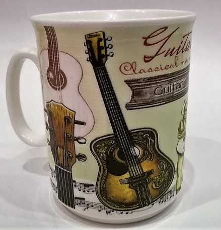 ZEBRA MUSIC PORCELANOWY KUBEK GITARA