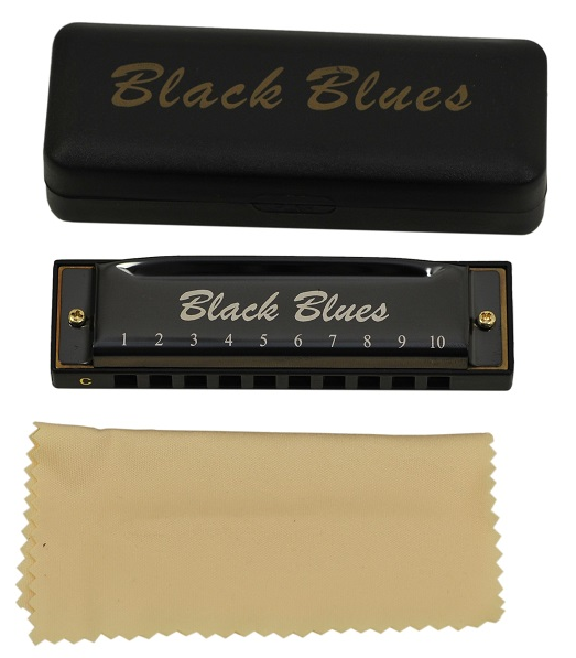EVER PLAY BLACK BLUES C HARMONIJKA USTNA