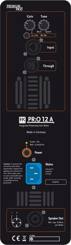 HK AUDIO PRO 12A KOLUMNA AKTYWNA