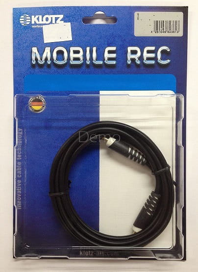 KLOTZ AS-MJ0300 KABEL 3m JACK/MINI JACK