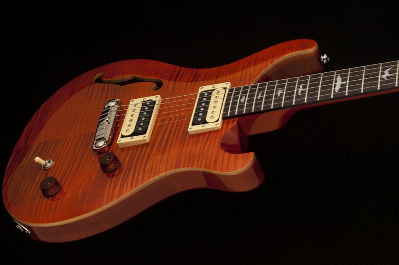 PRS SE CUSTOM 22 SEMI HOLLOW ORANGE GITARA