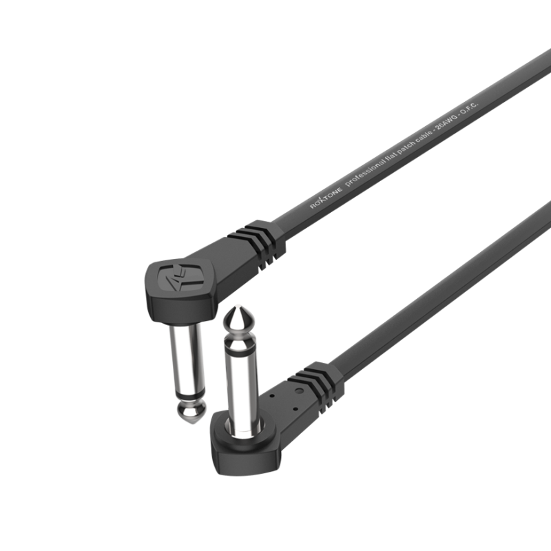ROXTONE FPJJ100L0001 KABEL FLAT PŁASKI JACK ZŁĄCZKA 10cm