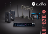 PRODIPE AL B210 DSP DUO UHF POTRÓJNY SYSTEM BEZPRZEWODOWY DO AKORDEONU