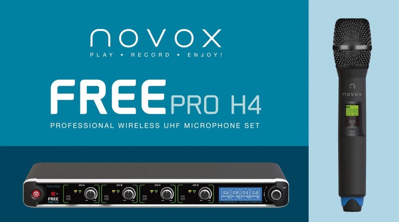 NOVOX FREE PRO H4 POCZWÓRNY MIKROFON BEZPRZEWODOWY DO RĘKI