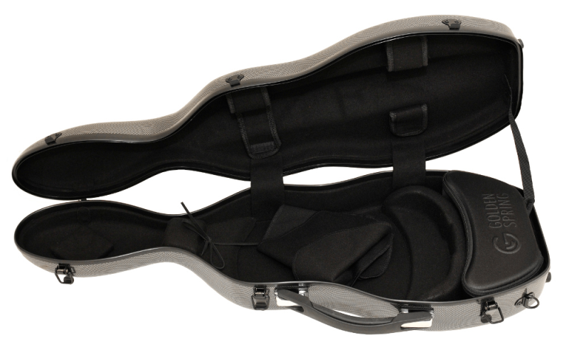 ARS NOVA AN-520 4/4 BK POŁYSK CARBON FIBERGLASS FUTERAŁ DO SKRZYPIEC