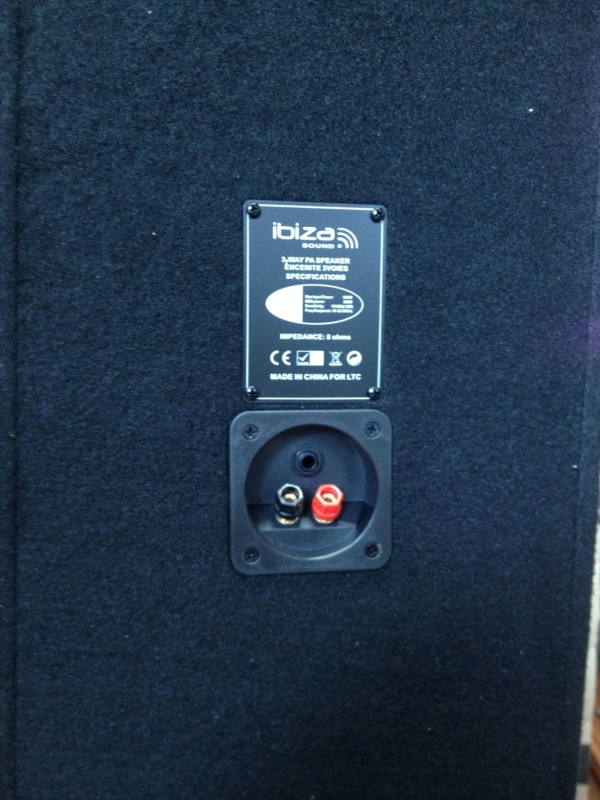 IBIZA CUBE 1512 ZESTAW NAGŁOŚNIENIOWY