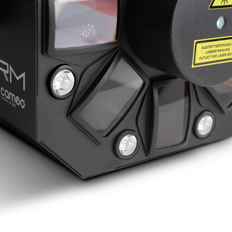 CAMEO STORM 5X3W RGBAW + LASER + STROBO