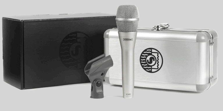 SHURE KSM 9SL MIKROFON SZAMPAŃSKI