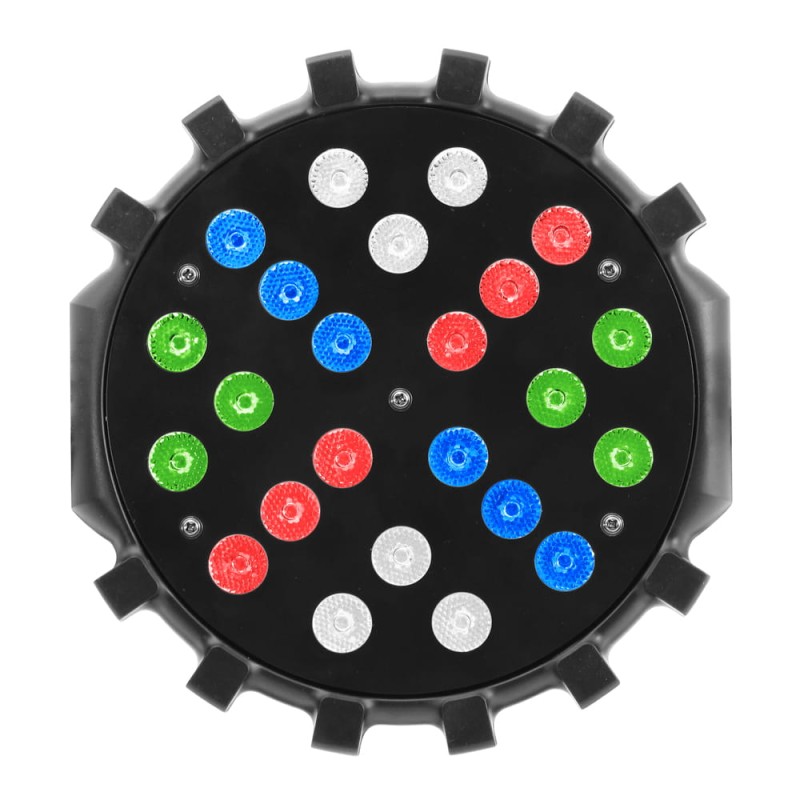 FLASH LED PAR 64 24X3W RGBW