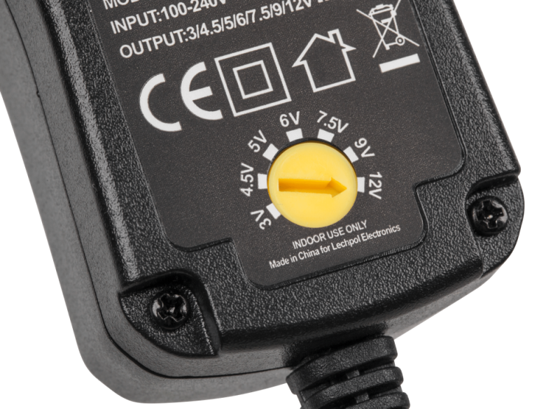 REBEL URZ1152A ZASILACZ STABILIZOWANY Z REGULACJĄ 600mA