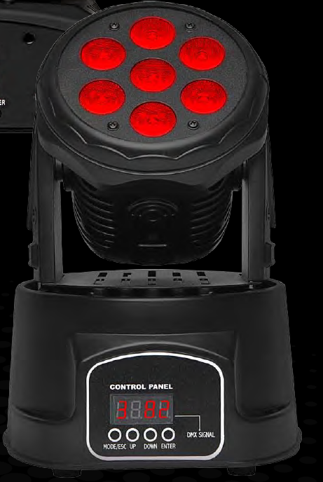 FRACTAL MINI LED MOVING HEAD 7X10W