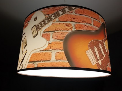 ZEBRA MUSIC LAMPA Z GITARAMI L03