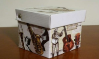 ZEBRA MUSIC PORCELANOWY KUBEK SAKSOFON