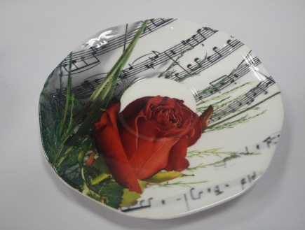 ZEBRA MUSIC PORCELANOWA FILIŻANKA Z NUTAMI
