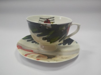 ZEBRA MUSIC PORCELANOWA FILIŻANKA Z FORTEPIANEM