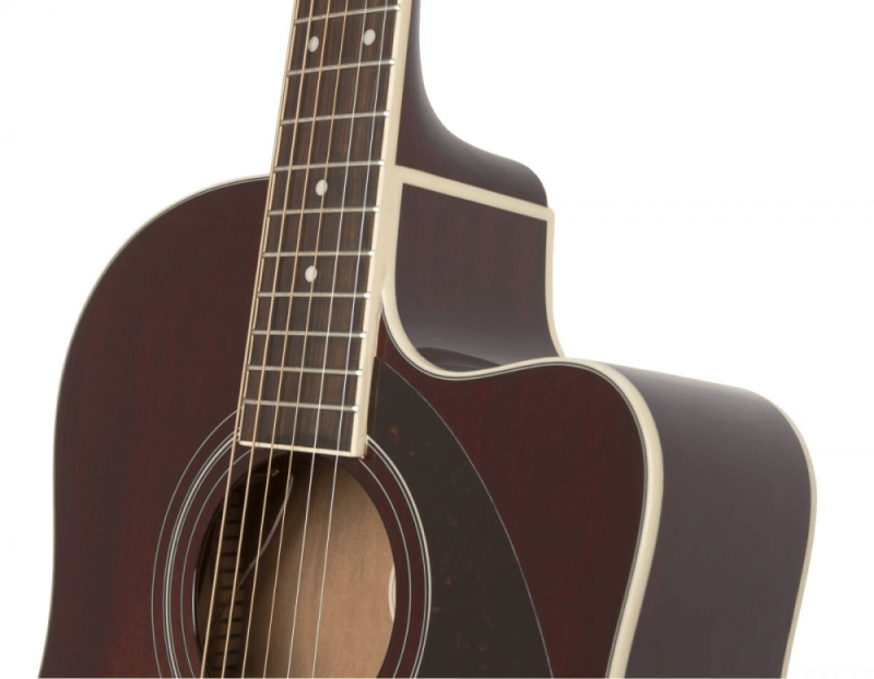 EPIPHONE J-45EC STUDIO SOLID TOP FISHMAN PRESYS-II MB MAHOGANY BURST