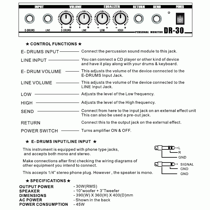 BELCAT DR30 AKTYWNY MONITOR PERKUSYJNY