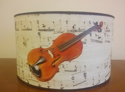 ZEBRA MUSIC LAMPA ZE SKRZYPCAMI L04