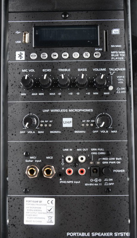 IBIZA PORT 15 UHF BT + BAG