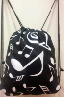 ZEBRA MUSIC PLECAK WOREK Z NUTKAMI PL01