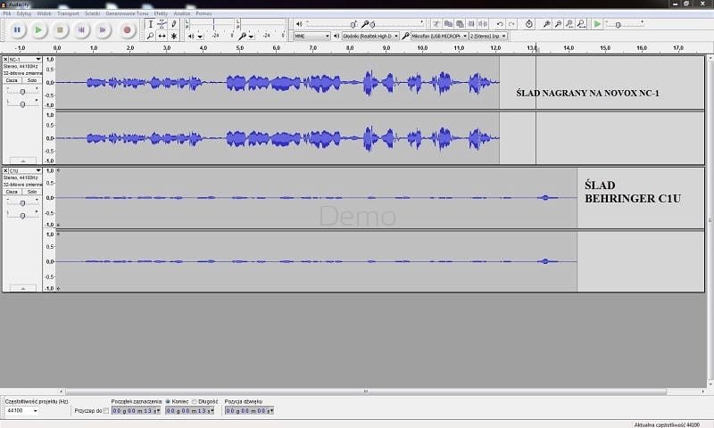 NOVOX NC-1 BLACK MIKROFON POJEMNOŚCIOWY USB