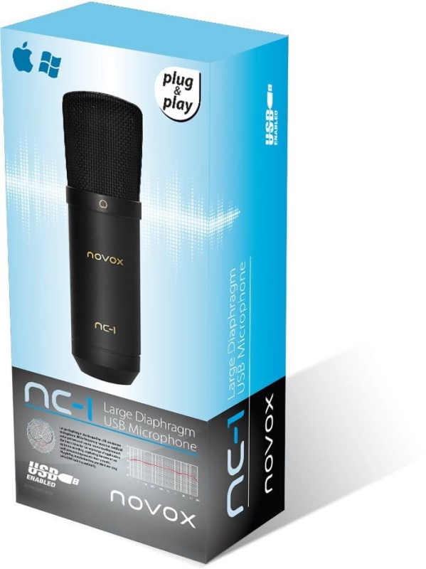 NOVOX NC-1 BLACK MIKROFON POJEMNOŚCIOWY USB
