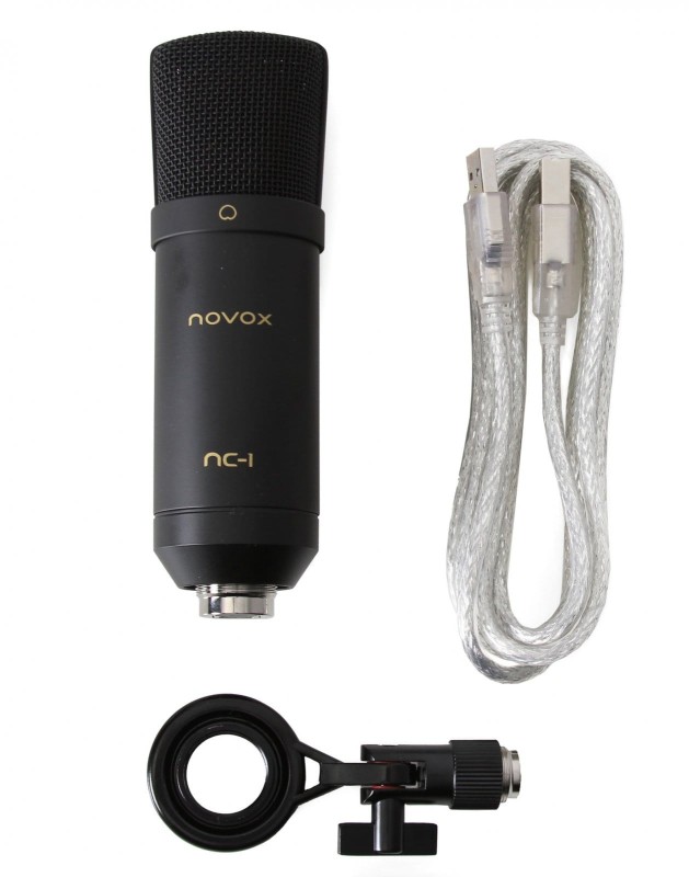 NOVOX NC-1 BLACK MIKROFON POJEMNOŚCIOWY USB