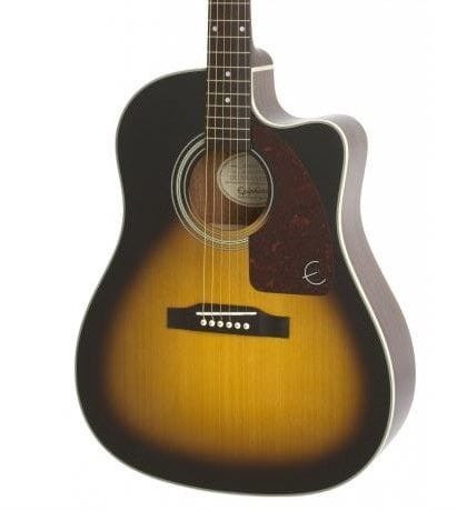 EPIPHONE J-15 EC DELUXE FISHMAN PRESYS-II INCL HARD CASE VS VINTAGE SUNBURST