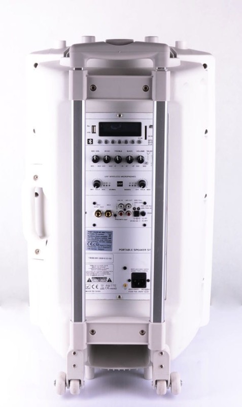 IBIZA PORT 15 UHF BT WH + BAG