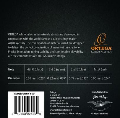 ORTEGA UWNY 4 SO STRUNY UKULELE SOPRAN