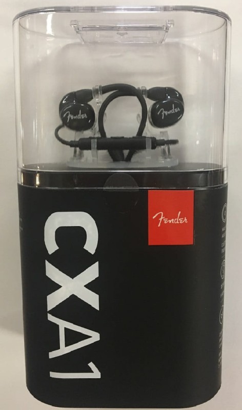 FENDER CXA1 IE MIC/3 BUTTON BLACK 687-1000-012