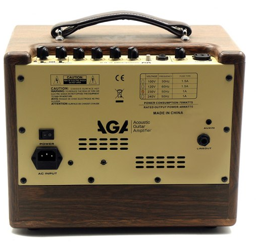 AGA SC40B WZMACNIACZ DO GITARY AKUSTYCZNEJ