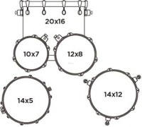 MAPEX ST5045F IC STORM FUSION