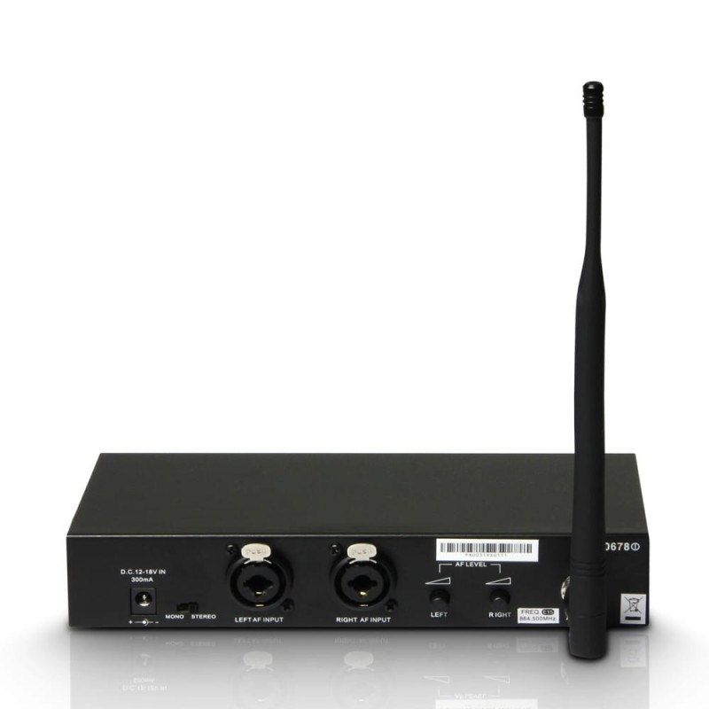 LD SYSTEMS MEI ONE 1T NADAJNIK DO BEZPRZEWODOWEGO DOUSZNEGO SYSTEMU MONITOROWANIA MEI ONE 1 863,700 MHZ