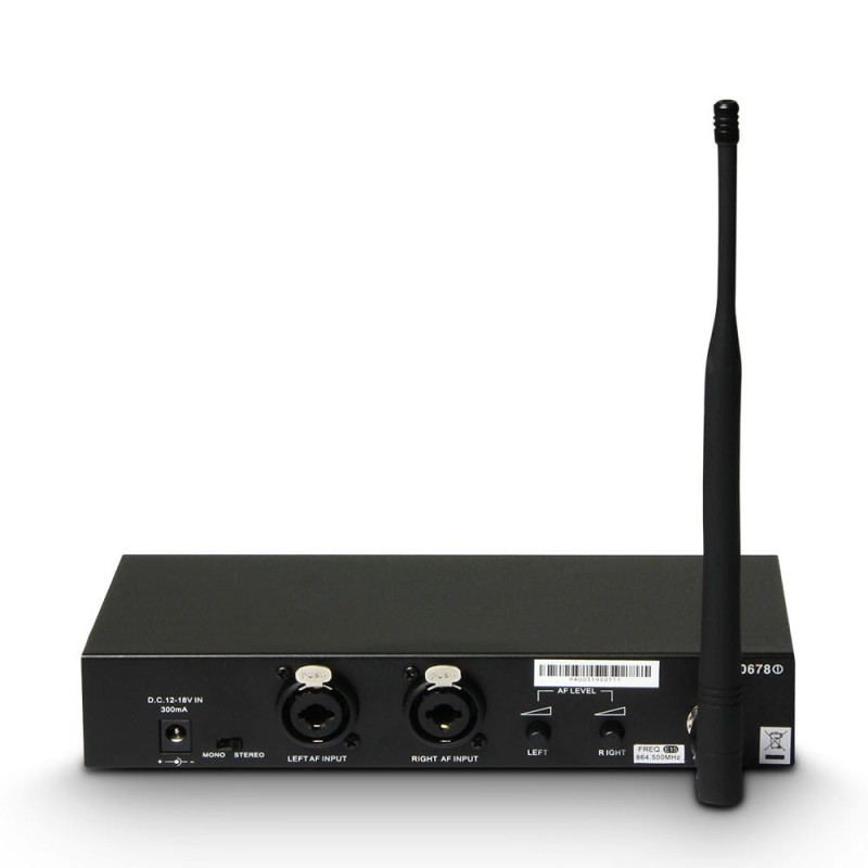 LD SYSTEMS MEI ONE 2T NADAJNIK DO BEZPRZEWODOWEGO DOUSZNEGO SYSTEMU MONITOROWANIA MEI ONE 2 864,100 MHZ