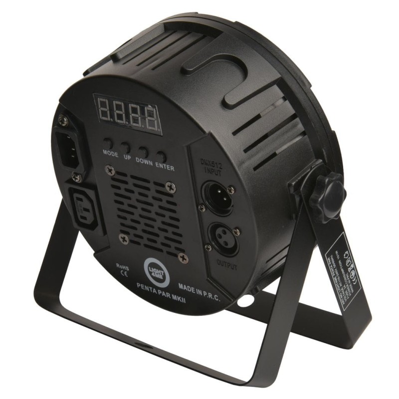 LIGHT4ME PENTA PAR 8x12W MKII RGBWA LED SLIM