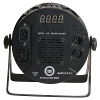 LIGHT4ME PENTA PAR 8x12W MKII RGBWA LED SLIM