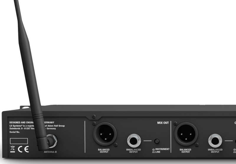 LD SYSTEMS U508 HHD2 BEZPRZEWODOWY SYSTEM MIKROFONOWY Z RĘCZNYM MIKROFONEM DYNAMICZNYM x2