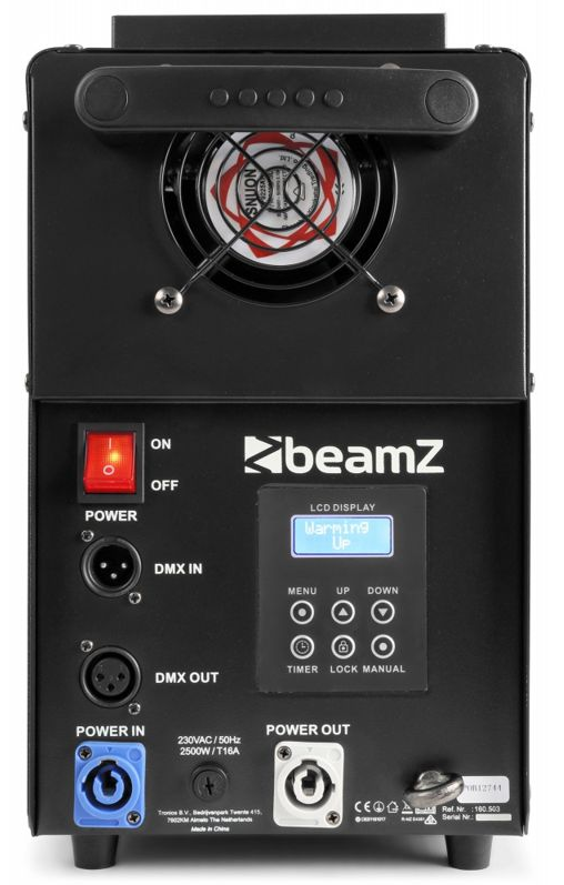 BEAMZ S2500 MASZYNA DO DYMU DMX LED