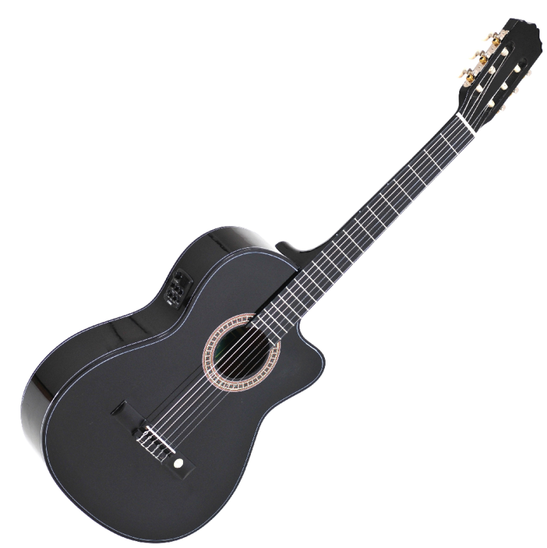 EVER PLAY EV-125 CEQ GS-3 4/4 EQ GITARA KLASYCZNA CZARNA