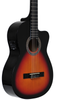 EVER PLAY EV-126 CEQ GS-3 4/4 EQ GITARA KLASYCZNA SUNBURST