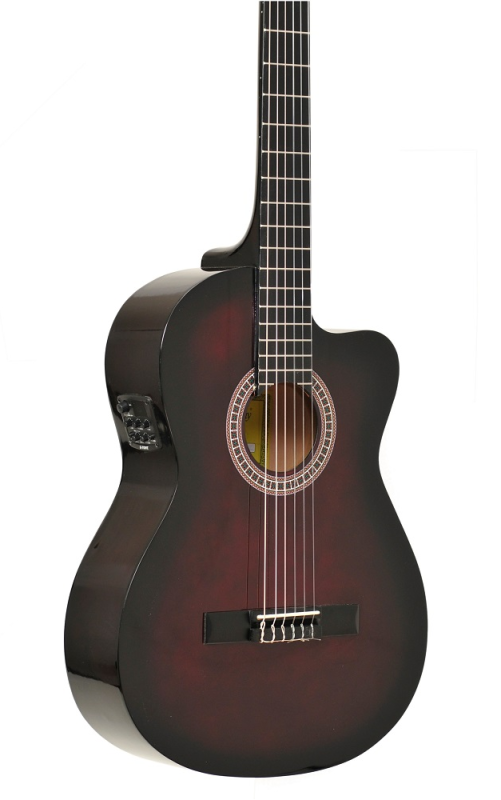 EVER PLAY EV-127 CEQ GS-3 4/4 EQ GITARA KLASYCZNA RED WB
