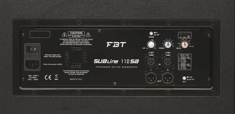 FBT SUBLINE 112 SA