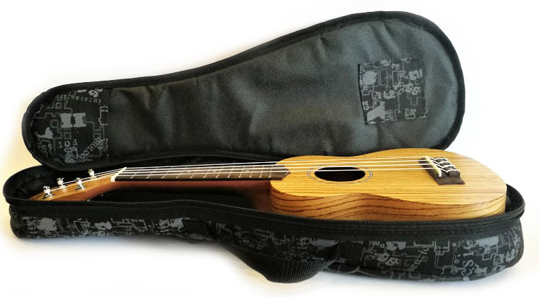 ZEBRA MUSIC POKROWIEC DO UKULELE SOPRANOWEGO UKS01