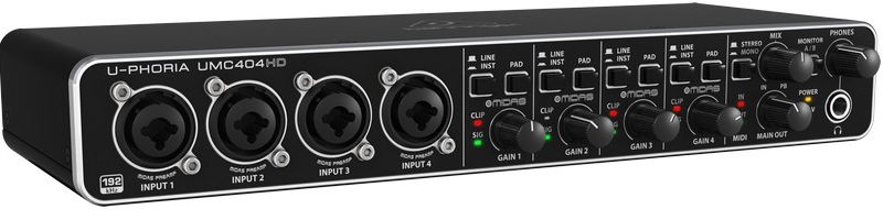 BEHRINGER UMC404HD INTERFEJS USB