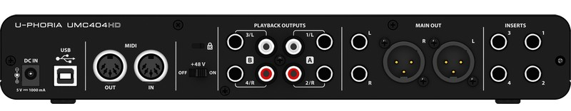 BEHRINGER UMC404HD INTERFEJS USB