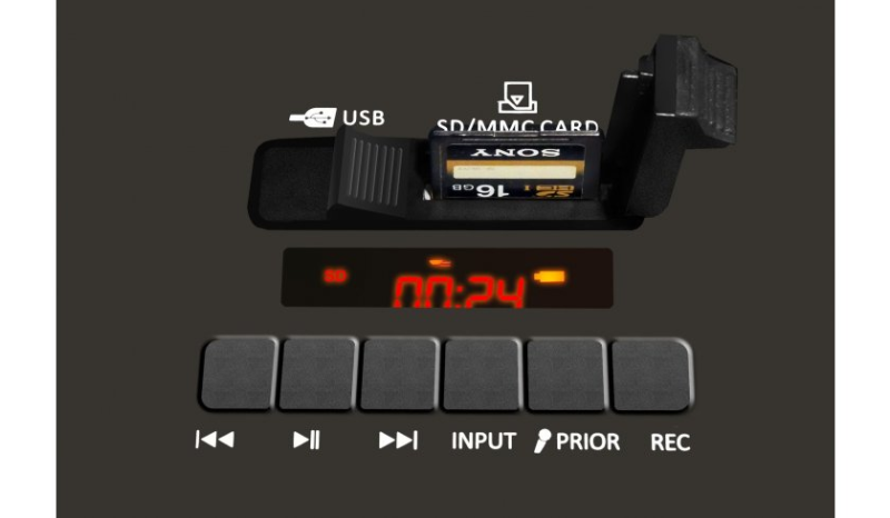 NOVOX MOBILITE BLUE KOLUMNA AKTYWNA USB MP3 BT AKU MIC