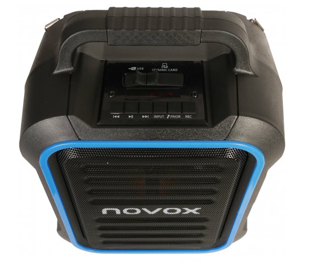 NOVOX MOBILITE BLUE KOLUMNA AKTYWNA USB MP3 BT AKU MIC